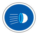 Switch on vehicle head- both. lamps to emit a dipped beam road sign