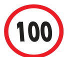 maximum rate of speed in kilometres per hour and speed in excess of the figure shown is prohibited road sign