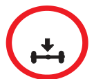 excess of that axle mass indicated in tonnes by means of a number on such sign shall not proceed beyond such sign road sign