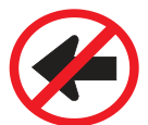 Prohibition sign R211 official artwork
