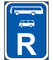 for buses or minibuses only road sign