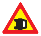 Temporary symbolic sign hazard danger sign Tw353 official artwork