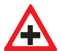 Road layout sign W101 official artwork
