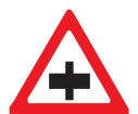 Road layout sign W103 official artwork