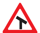 Road layout sign W105 official artwork