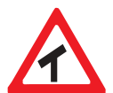 Road layout sign W106 official artwork