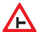 Road layout sign W108 official artwork