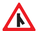 Sharp junction (Right) road sign