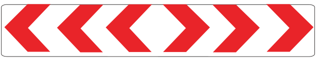 Temporary symbolic sign hazard danger sign W409 official artwork